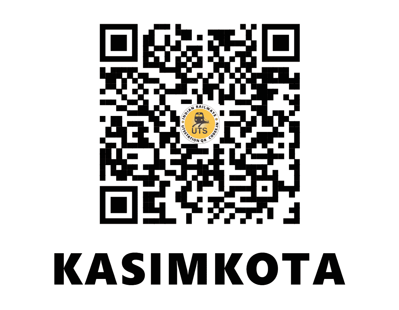 UTS QR Code for KASIMKOTA - KSK (SC - ANDHRA PRADESH)